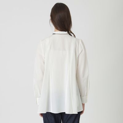 ライトタンブラーフレアブラウス | BLUE LABEL CRESTBRIDGE (Women