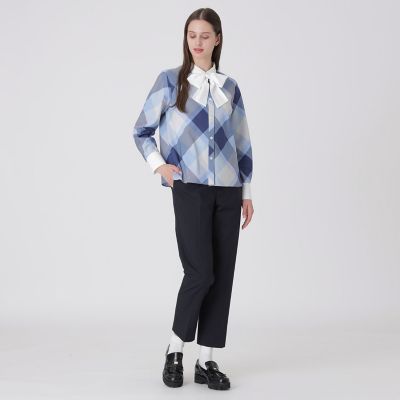 クレストブリッジチェックリボンブラウス | BLUE LABEL CRESTBRIDGE