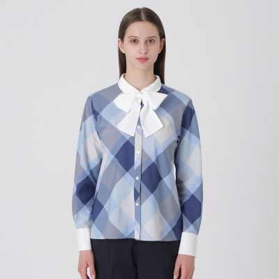 クレストブリッジチェックリボンブラウス | BLUE LABEL CRESTBRIDGE
