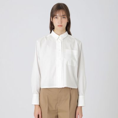 ＜BLUE LABEL CRESTBRIDGE (Women)＞マシュマロタイプライターシャツ