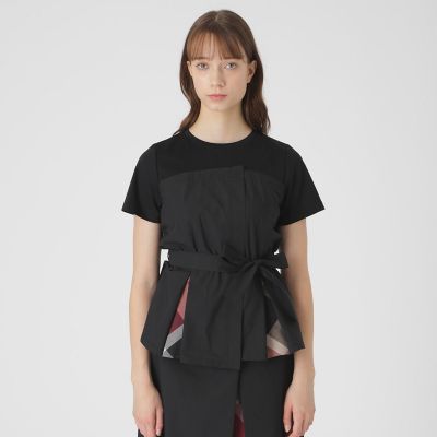 ＜BLUE LABEL CRESTBRIDGE (Women)＞【接触冷感】【吸水速乾】クールドライビスチェコンビトップス