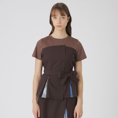 接触冷感】【吸水速乾】クールドライビスチェコンビトップス | BLUE