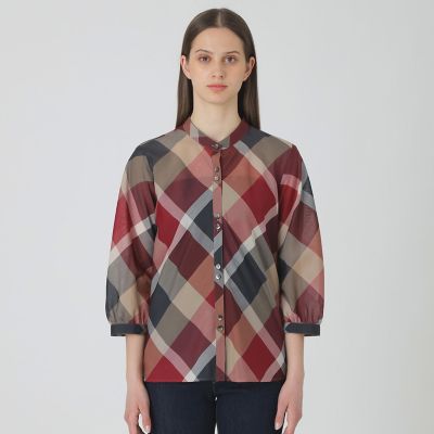 【定価2万円】ブルーレーベルクレストブリッジ　チェックのブラウス2way 一部店舗限定】クレストブリッジチェックブラウス | BLUE LABEL