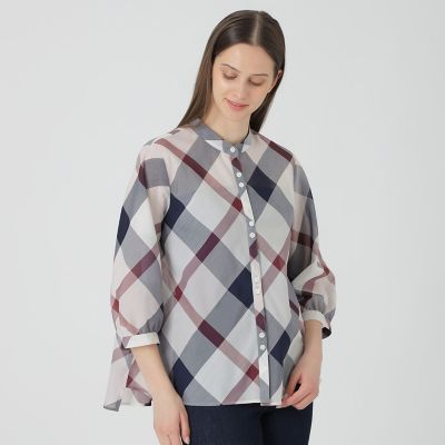 ブルーレーベルクレストブリッジ　ブラウス38 一部店舗限定】クレストブリッジチェックブラウス | BLUE LABEL