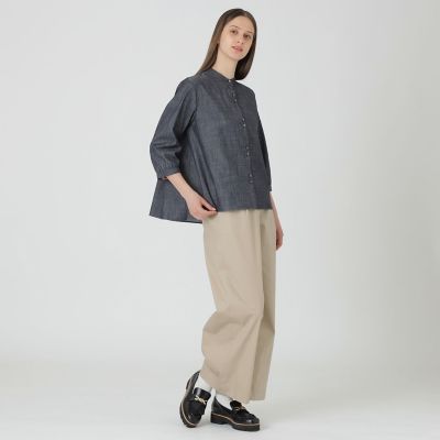 一部店舗限定】デニムライクブラウス | BLUE LABEL CRESTBRIDGE (Women