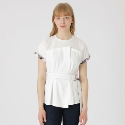 ＜BLUE LABEL CRESTBRIDGE (Women)＞【店舗限定】ビスチェコンビプルオーバー