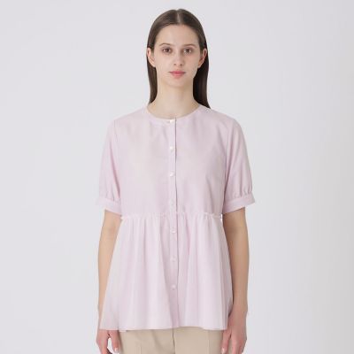 ※専用※BLUE LABEL コットンライクナチュラルローンペプラムブラウス コットンライクナチュラルローンペプラムブラウス | BLUE LABEL