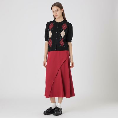 アーガイルニットカーディガン | BLUE LABEL CRESTBRIDGE (Women