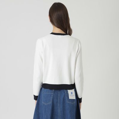 コットンポリエステルニットカーディガン | BLUE LABEL CRESTBRIDGE