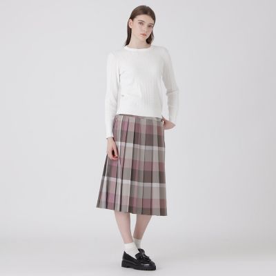 ケーブルニットプルオーバー | BLUE LABEL CRESTBRIDGE (Women)/ブルー
