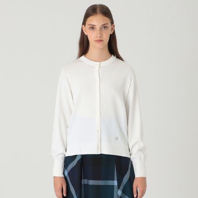 ＜BLUE LABEL CRESTBRIDGE (Women)＞ドライレーヨンストレッチカーディガン