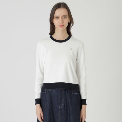 コットンポリエステルニットプルオーバー | BLUE LABEL CRESTBRIDGE