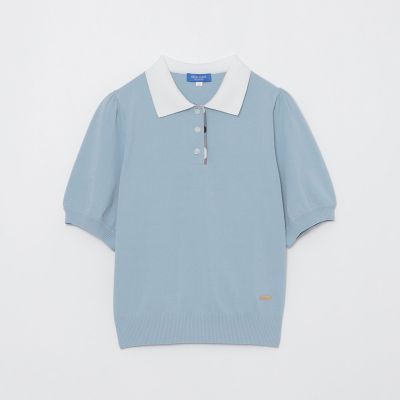 コットンポリエステルニットポロ | BLUE LABEL CRESTBRIDGE (Women