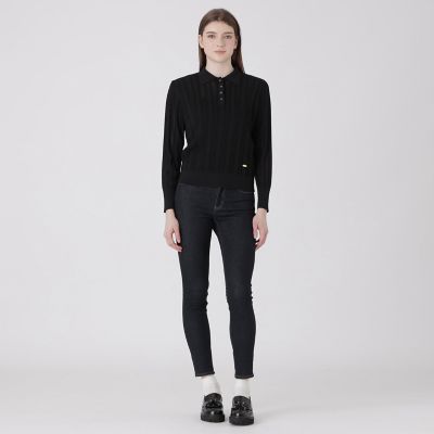 シアーニットトップス | BLUE LABEL CRESTBRIDGE (Women)/ブルー