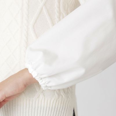 ニットベスト付きカットソー | BLUE LABEL CRESTBRIDGE (Women)/ブルー