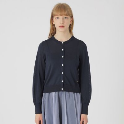 クールファインニットカーディガン | BLUE LABEL CRESTBRIDGE (Women