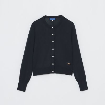 ブルーレーベルクレストブリッジ レーシーホールガーメントニット　カーディガン ブルーレーベルクレストブリッジ BLUE LABEL CRESTBRIDGE ヘアリー
