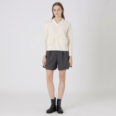 ラムズウールニットプルオーバー | BLUE LABEL CRESTBRIDGE (Women