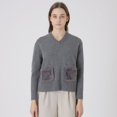 ラムズウールニットプルオーバー | BLUE LABEL CRESTBRIDGE (Women