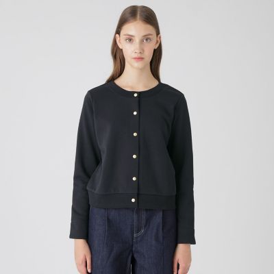 コンパクトソフト裏毛カーディガン | BLUE LABEL CRESTBRIDGE (Women