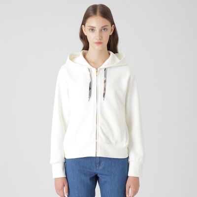 ＜BLUE LABEL CRESTBRIDGE (Women)＞コンパクトソフト裏毛パーカー