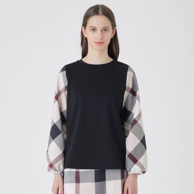 チェックスリーブプルオーバー | BLUE LABEL CRESTBRIDGE (Women