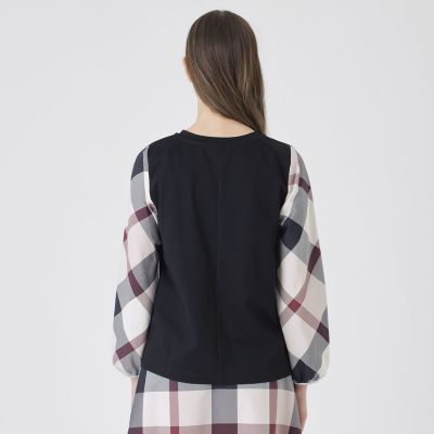 チェックスリーブプルオーバー | BLUE LABEL CRESTBRIDGE (Women