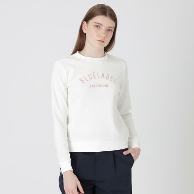ロゴプリントプルオーバー | BLUE LABEL CRESTBRIDGE (Women)/ブルー