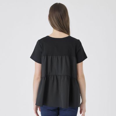 ティアードコンビTシャツ | BLUE LABEL CRESTBRIDGE (Women)/ブルー
