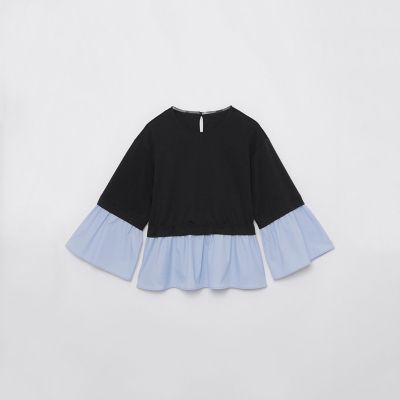 フリルポンチトップス | BLUE LABEL CRESTBRIDGE (Women)/ブルー