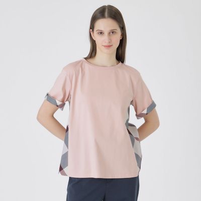 プレーティング天竺サイドチェックTシャツ | BLUE LABEL CRESTBRIDGE