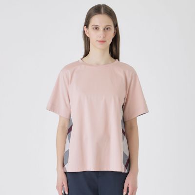 プレーティング天竺サイドチェックTシャツ | BLUE LABEL CRESTBRIDGE