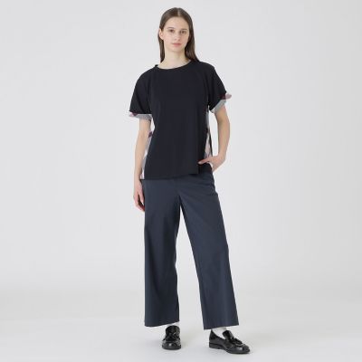 プレーティング天竺サイドチェックTシャツ | BLUE LABEL CRESTBRIDGE
