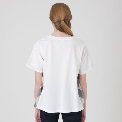 プレーティングシルケット天竺サイドチェックTシャツ | BLUE LABEL