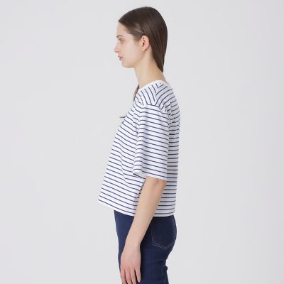 プレーティングシルケットスムースグラフィックロゴTシャツ | BLUE