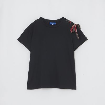 スーピマスムースハトメリボンTシャツ | BLUE LABEL CRESTBRIDGE
