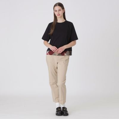 シルケットスムースタックTシャツ | BLUE LABEL CRESTBRIDGE (Women