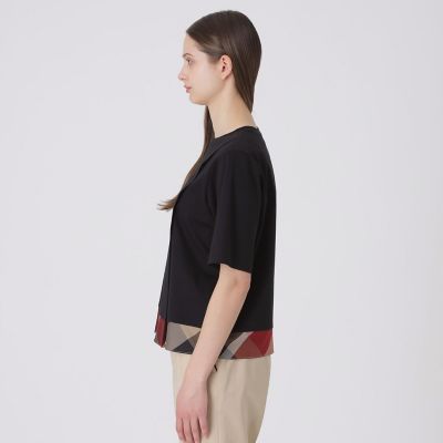 シルケットスムースタックTシャツ | BLUE LABEL CRESTBRIDGE (Women