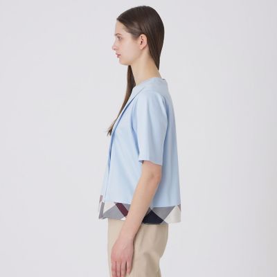 【新品・紙タグ付】ブルーレーベルクレストブリッジ☆コットンスムースカットソー BLUE LABEL CRESTBRIDGE - 【新品・紙タグ付】ブルーレーベルクレスト
