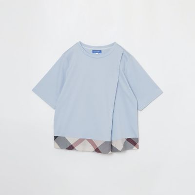 シルケットスムースタックTシャツ | BLUE LABEL CRESTBRIDGE (Women
