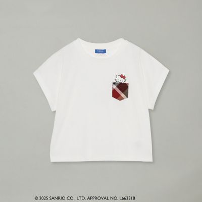 ハローキティコラボ】ポケットTシャツ | BLUE LABEL CRESTBRIDGE