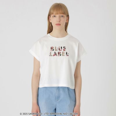 ハローキティコラボ】ロゴグラフィックTシャツ | BLUE LABEL