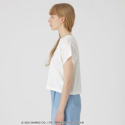 ハローキティコラボ】ロゴグラフィックTシャツ | BLUE LABEL