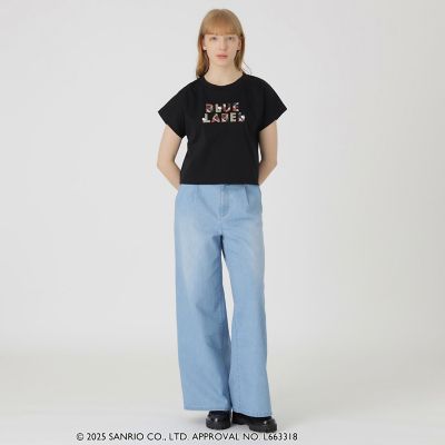 ハローキティコラボ】ロゴグラフィックTシャツ | BLUE LABEL