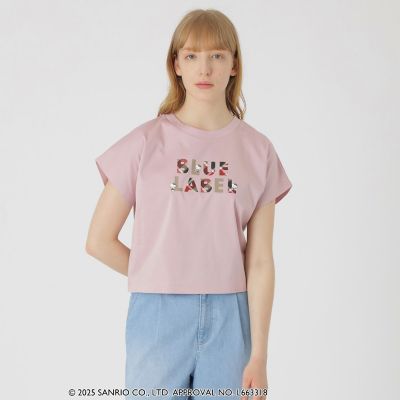 ハローキティコラボ】ロゴグラフィックTシャツ | BLUE LABEL