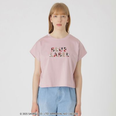 ハローキティコラボ】ロゴグラフィックTシャツ | BLUE LABEL