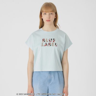 ハローキティコラボ】ロゴグラフィックTシャツ | BLUE LABEL