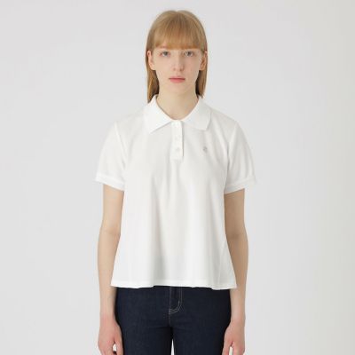 店舗限定】バイカラーフレアポロ | BLUE LABEL CRESTBRIDGE (Women