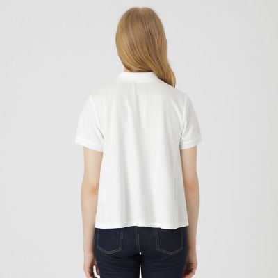 店舗限定】バイカラーフレアポロ | BLUE LABEL CRESTBRIDGE (Women