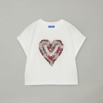 WEB限定】チュールハートTシャツ | BLUE LABEL CRESTBRIDGE (Women